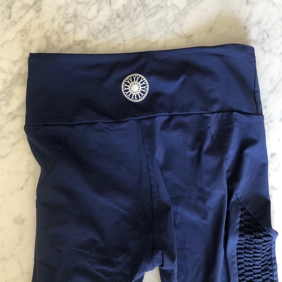 Lanston Sport for soul cycle navy leggings sz sm - Picture 5 of 9
